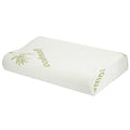 S-L Size Options -- 1Pc Bamboo Memory Foam Sleep Pillow Contoured